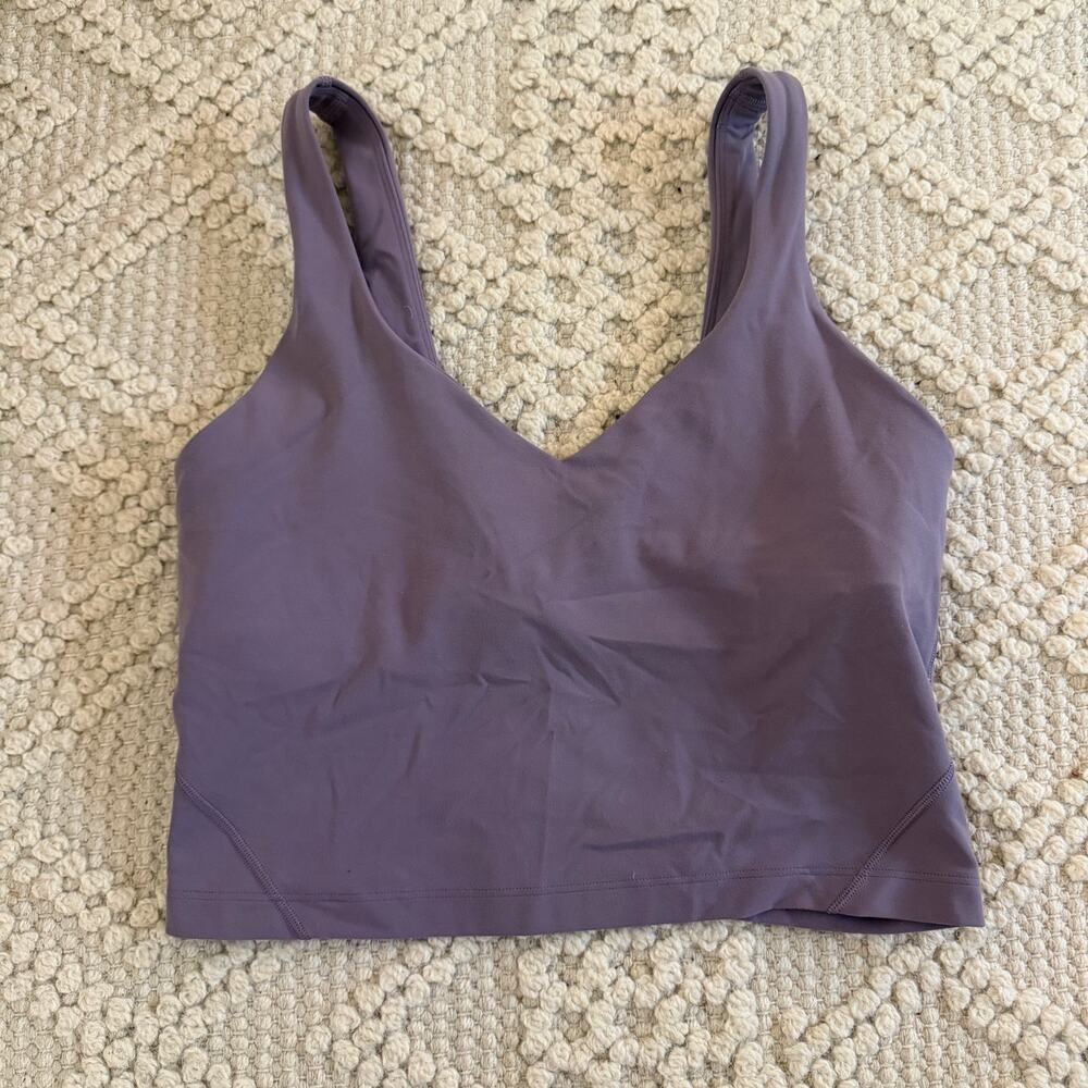 Lululemon Purple Align Tank Size 8